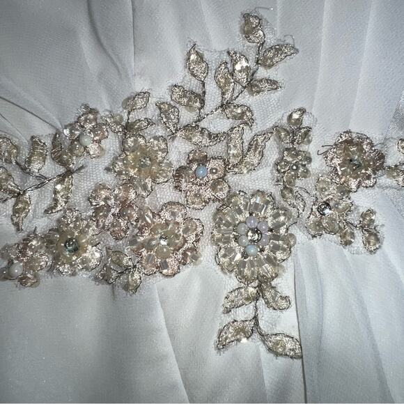Pretty Vintage Y2K Alfred Angelo Chiffon Wedding Gown! - Picture 9 of 9